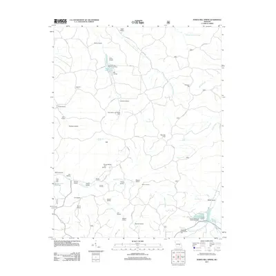 2012 Map of Howes Mill Spring, 2012 Print