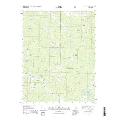 2017 Map of Howes Mill Spring, 2017 Print