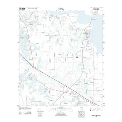 2012 Map of Howey-in-the-Hills, 2012 Print