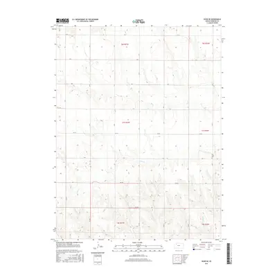2015 Map of Hoxie NE, 2015 Print
