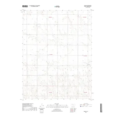 2018 Map of Hoxie NE, 2018 Print