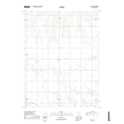 2018 Map of Hoxie NW, 2018 Print