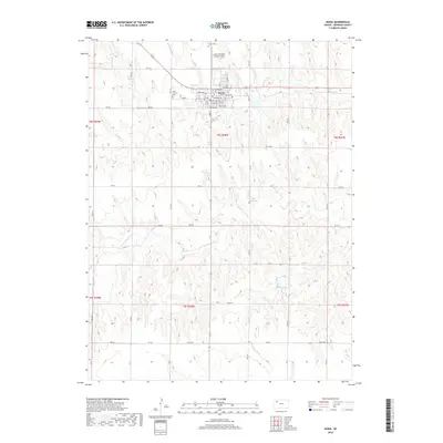 2018 Map of Hoxie, 2018 Print