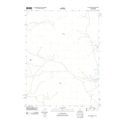 2011 Map of Hoy Mountain, 2011 Print
