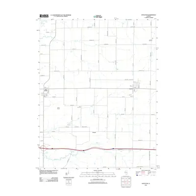 2012 Map of Hoyleton, 2012 Print