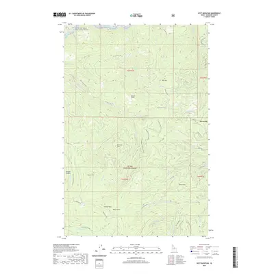 2020 Map of Hoyt Mountain, 2020 Print