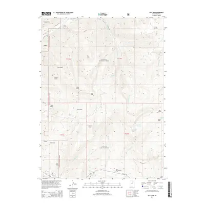 2014 Map of Hoyt Peak, 2014 Print
