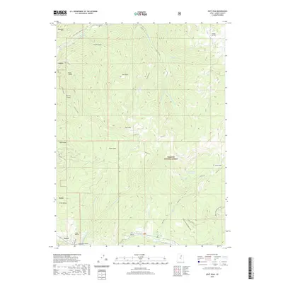 2020 Map of Hoyt Peak, 2020 Print