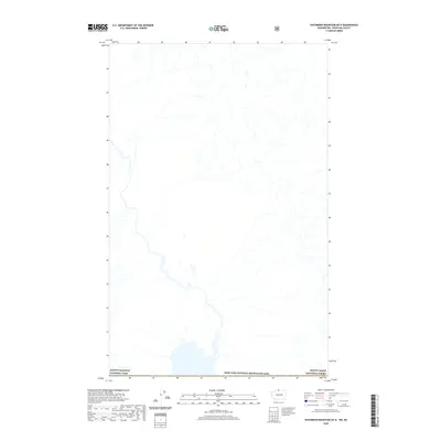 2020 Map of Hozomeen Mountain OE N, 2020 Print