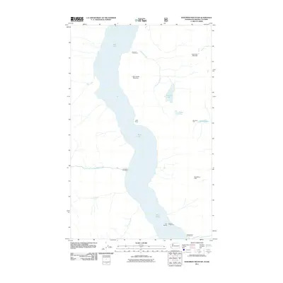 2011 Map of Hozomeen Mountain, 2011 Print