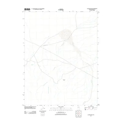 2011 Map of Hu-Pwi Wash, 2011 Print