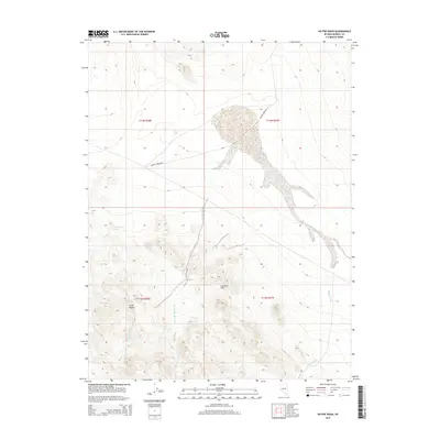 2014 Map of Hu-Pwi Wash, 2014 Print