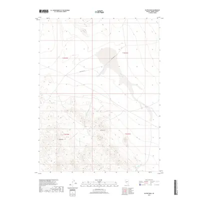 2018 Map of Hu-Pwi Wash, 2018 Print