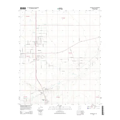 2014 Map of Huachuca City, 2014 Print