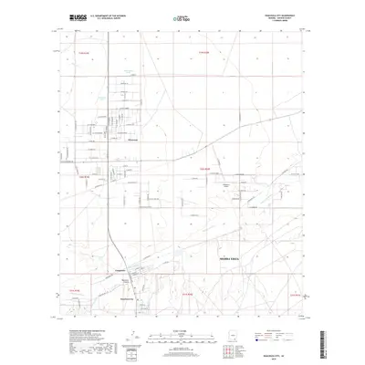 2018 Map of Huachuca City, 2018 Print