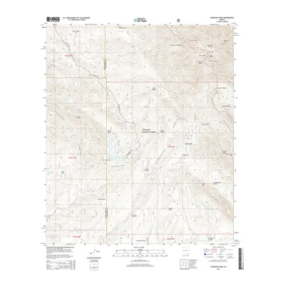 2014 Map of Huachuca Peak, 2014 Print