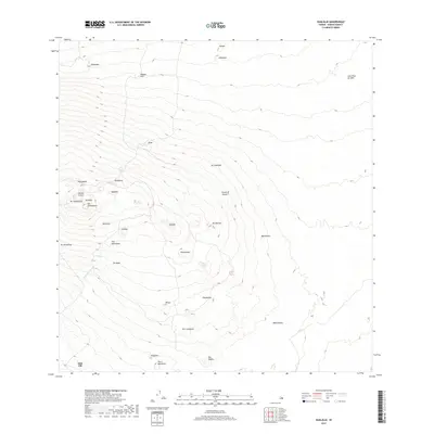 2017 Map of Hualalai, 2017 Print