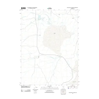 2011 Map of Hualapai Flat South, 2011 Print