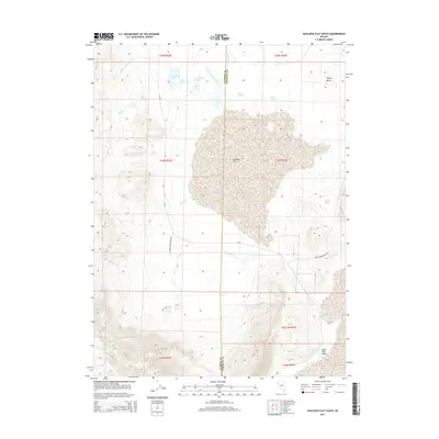 2014 Map of Hualapai Flat South, 2014 Print