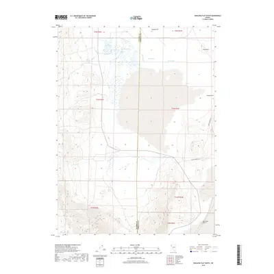2018 Map of Hualapai Flat South, 2018 Print