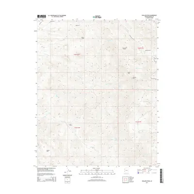 2014 Map of Hualapai Peak, 2014 Print