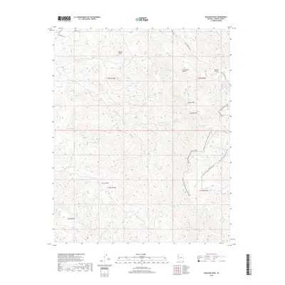 2018 Map of Hualapai Peak, 2018 Print