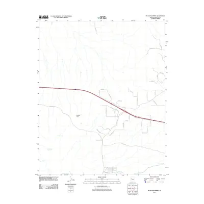 2011 Map of Hualapai Spring, 2011 Print