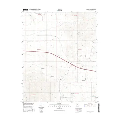 2014 Map of Hualapai Spring, 2014 Print