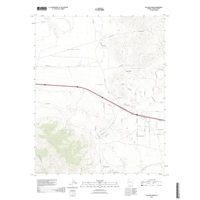 2026 Map of Hualapai Spring, 2026 Print