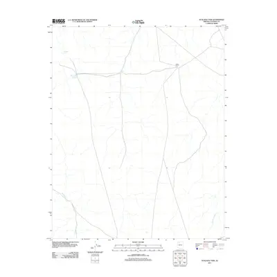 2011 Map of Hualapai Tank, 2011 Print