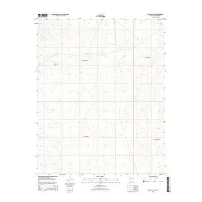 2014 Map of Hualapai Tank, 2014 Print