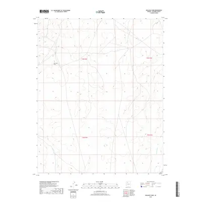 2018 Map of Hualapai Tank, 2018 Print