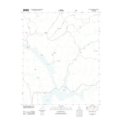 2012 Map of Huasna Peak, 2012 Print