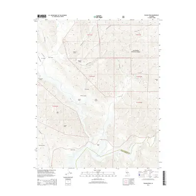 2015 Map of Huasna Peak, 2015 Print