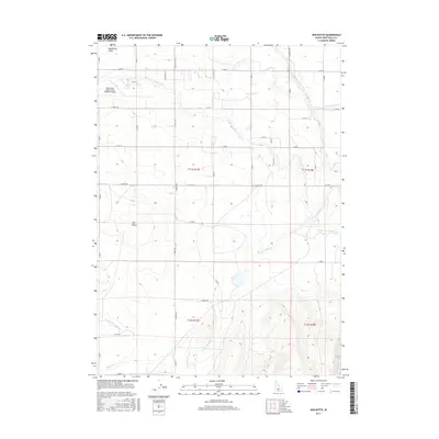 2017 Map of Hub Butte, 2017 Print