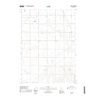 2020 Map of Hub Butte, 2020 Print