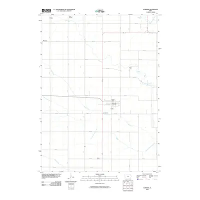 2010 Map of Hubbard, 2010 Print