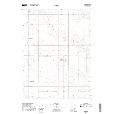 2018 Map of Hubbard, 2018 Print