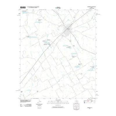 2010 Map of Hubbard, 2010 Print