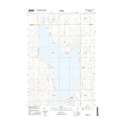 2017 Map of Hubbard Lake, 2017 Print