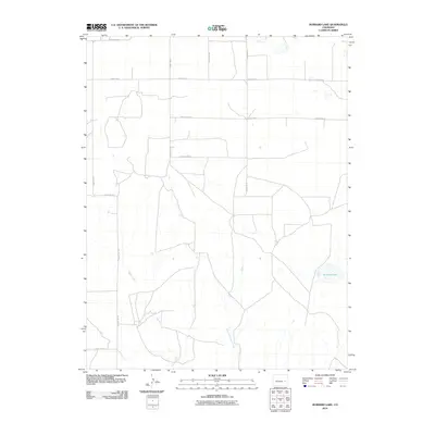 2010 Map of Hubbard Lake, 2010 Print