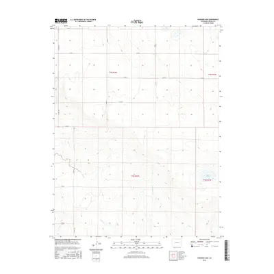 2016 Map of Hubbard Lake, 2016 Print
