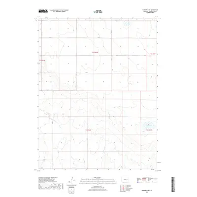 2019 Map of Hubbard Lake, 2019 Print