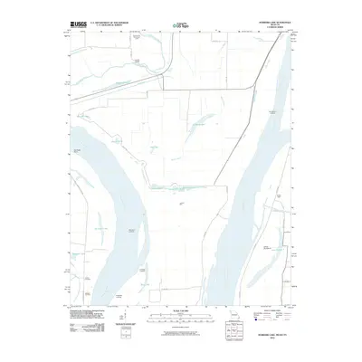 2010 Map of Hubbard Lake, 2010 Print