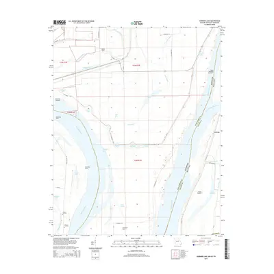 2015 Map of Hubbard Lake, 2015 Print