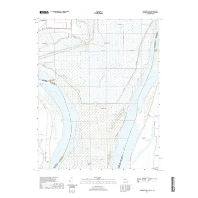 2017 Map of Hubbard Lake, 2017 Print