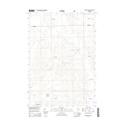 2014 Map of Hubbard Lake SW, 2014 Print