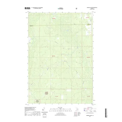 2019 Map of Hubbard Lake SW, 2019 Print