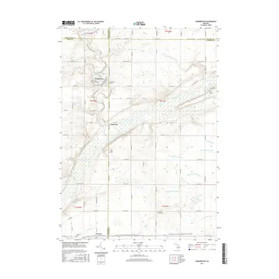 2017 Map of Hubbardston, 2017 Print