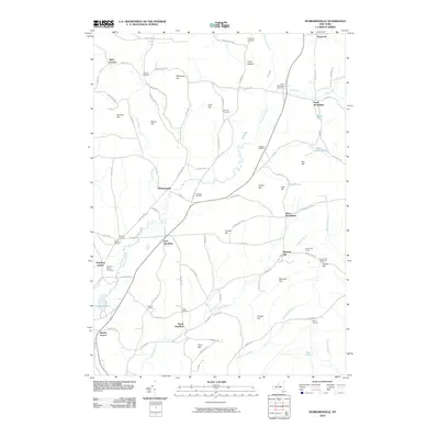 2010 Map of Hubbardsville, 2010 Print